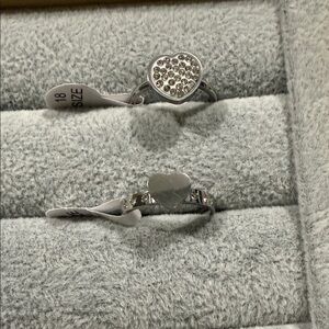 Stainless Steel Heart Rings Bundle